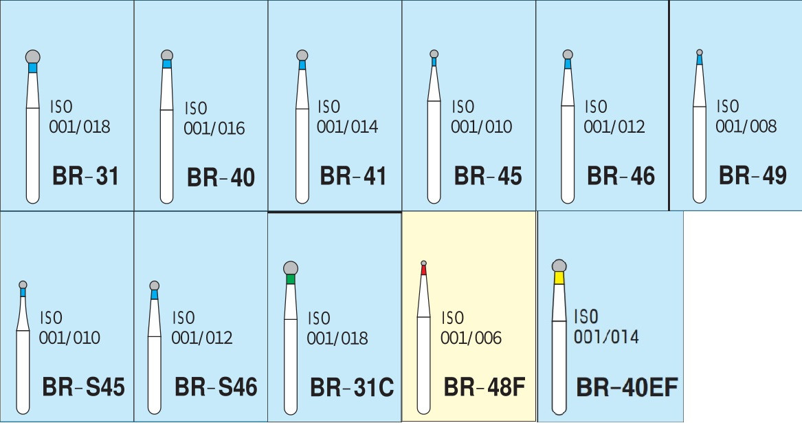 Diamond Bur FG #BR-40EF - Mani